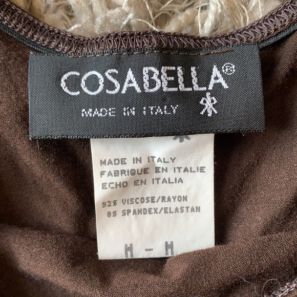 COSABELLA Brown Jersey Knit Maxi Dress - Picture 4 of 7